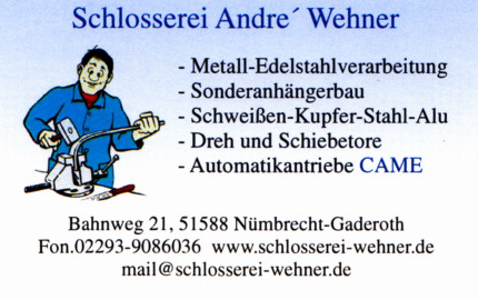 Foto von Schlosserei Andre Wehner Foto von Schlosserei Andre Wehner