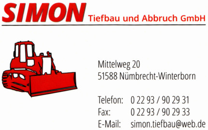 Foto von Simon Tiefbau und Abbruch GmbH Foto von Simon Tiefbau und Abbruch GmbH