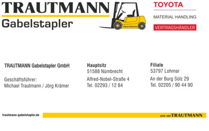 Foto von Trautmann Gabelstapler GmbH Foto von Trautmann Gabelstapler GmbH